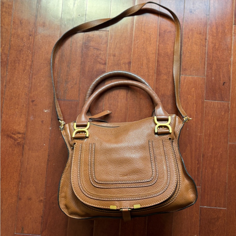 Chloe Medium Mercie Leather Satchel
